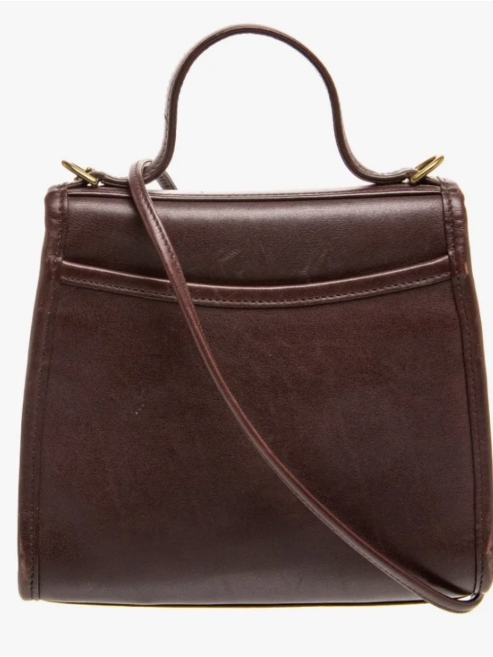 Vintage Coach Regina Bag - Mahogany Brown - Picture 4 of 15